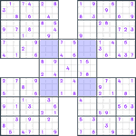 Samurai Sudoku #75