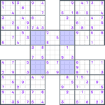 Samurai Sudoku #77