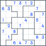 Jigsaw Sudoku #147