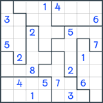 Jigsaw Sudoku #151