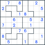 Jigsaw Sudoku #154