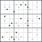 Kropki Sudoku #96