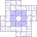 Windmill Sudoku #61