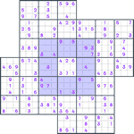 Windmill Sudoku #62