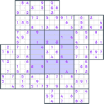 Windmill Sudoku #63