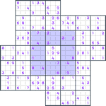 Windmill Sudoku #64