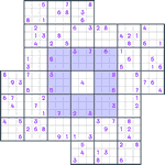Windmill Sudoku #66