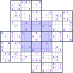 Windmill Sudoku #67