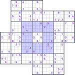 Windmill Sudoku #68