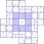 Windmill Sudoku #70