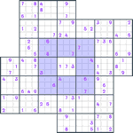 Windmill Sudoku #76