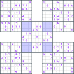 Samurai Sudoku #82