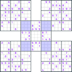 Samurai Sudoku #83