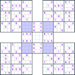 Samurai Sudoku #89