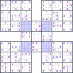 Samurai Sudoku #105