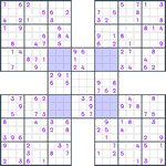 Samurai Sudoku #107