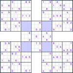 Samurai Sudoku #111