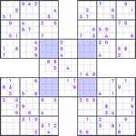 Samurai Sudoku #112