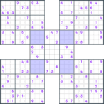 Samurai Sudoku #115