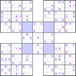 Samurai Sudoku #118