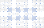 Super Samurai Sudoku #69