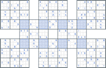 Super Samurai Sudoku #75