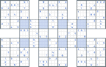 Super Samurai Sudoku #76