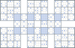 Super Samurai Sudoku #81