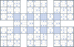 Super Samurai Sudoku #84