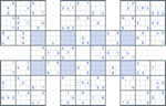 Super Samurai Sudoku #91