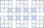 Super Samurai Sudoku #92