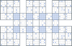 Super Samurai Sudoku #97