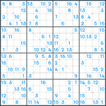 Sudoku X #140