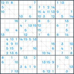 Sudoku X #151