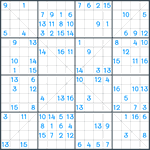 Sudoku X #153