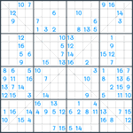 Sudoku X #155