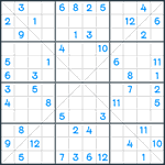 Sudoku X #175