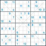 Sudoku X #177