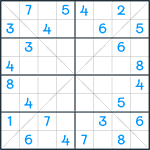 Sudoku X #186