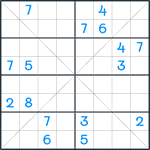 Sudoku X #195