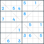 Sudoku X #196