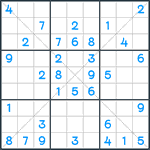 Sudoku X #222