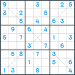 Sudoku X #223