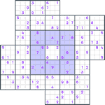 Windmill Sudoku #87