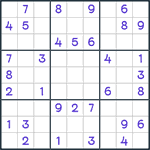 Anti-King Sudoku #124