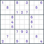 Anti-King Sudoku #127