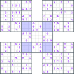 Samurai Sudoku #122