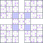 Samurai Sudoku #123