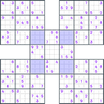 Samurai Sudoku #126