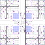 Samurai Sudoku #128